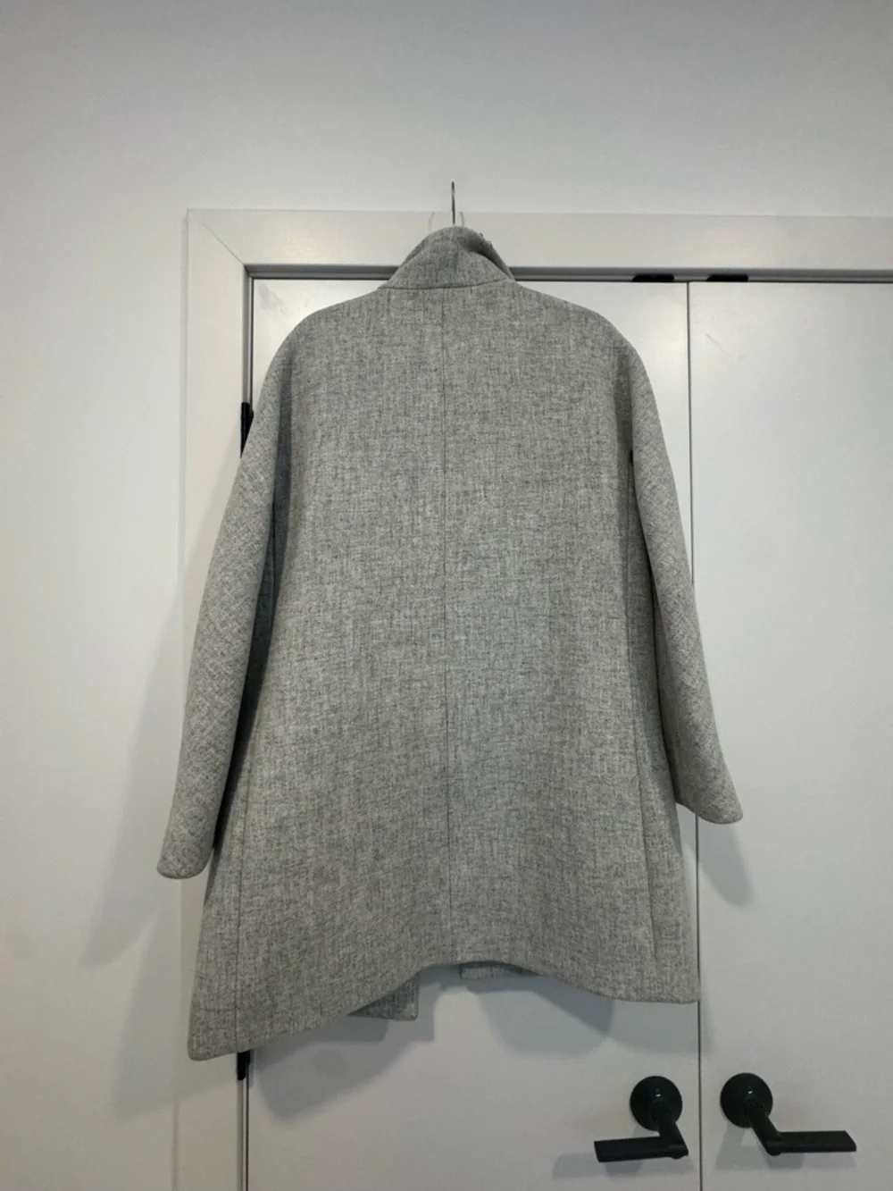 J. Crew Cocoon Coat in Italian Stadium-Cloth Wool - Heather Dusk - Size 6 - Picture 5 of 12
